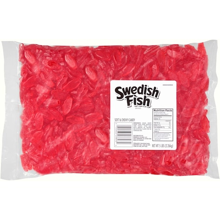 Swedish Fish Swedish Fish Fat Free Mini Soft Candy 5lbs Bag, PK6 3893